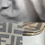 Fendi Shoulder Bag Zucca Bag Mamma Bucket Brown Gold — view 7