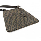 Fendi Shoulder Bag Zucca Bag Mamma Bucket Brown Gold — view 3