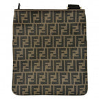 Fendi Shoulder Bag Zucca Bag Mamma Bucket Brown Gold — view 2
