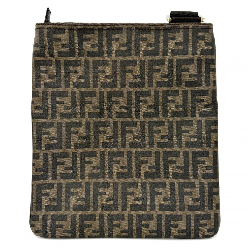 Fendi Shoulder Bag Zucca Bag Mamma Bucket Brown Gold — view 2