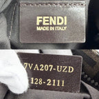 Fendi Shoulder Bag Zucca Bag Mamma Bucket Brown Gold — view 5