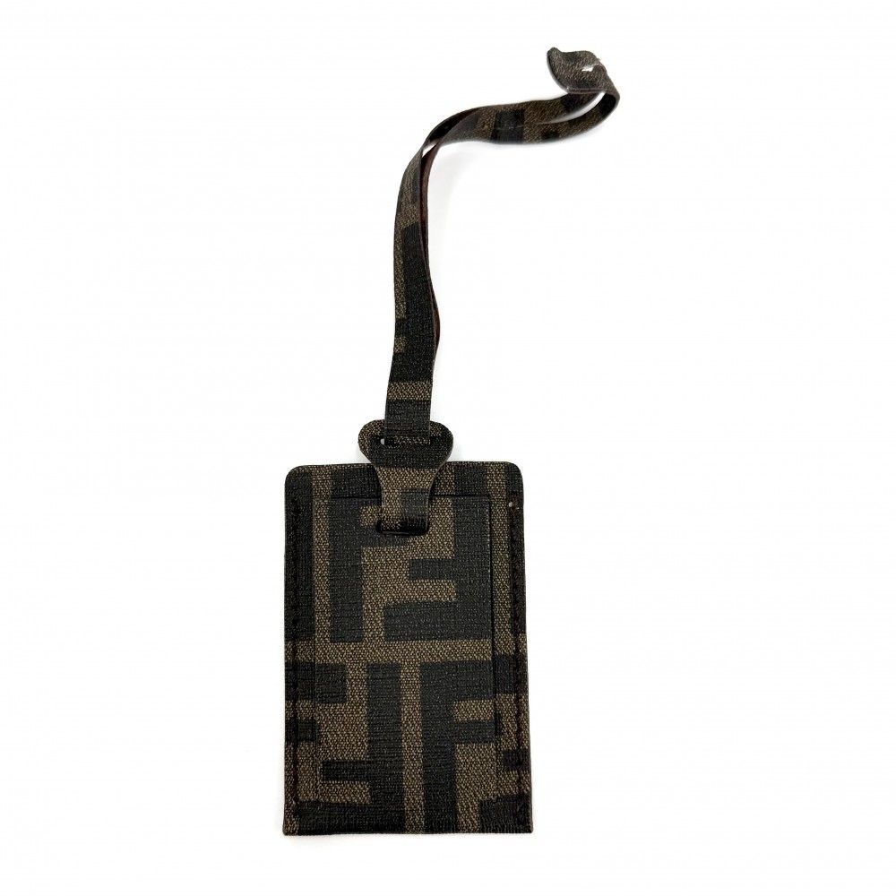 Fendi Shoulder Bag Zucca Bag Mamma Bucket Brown Gold — view 8