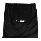 Chanel Handbag Paris Biarritz Tote PM CC Logo Canvas Leather Black Silver — view 9