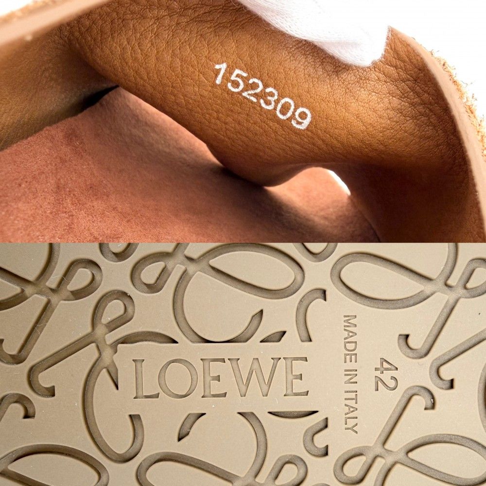 Loewe Sandals Flat 42 Brown Spring Summer — view 6