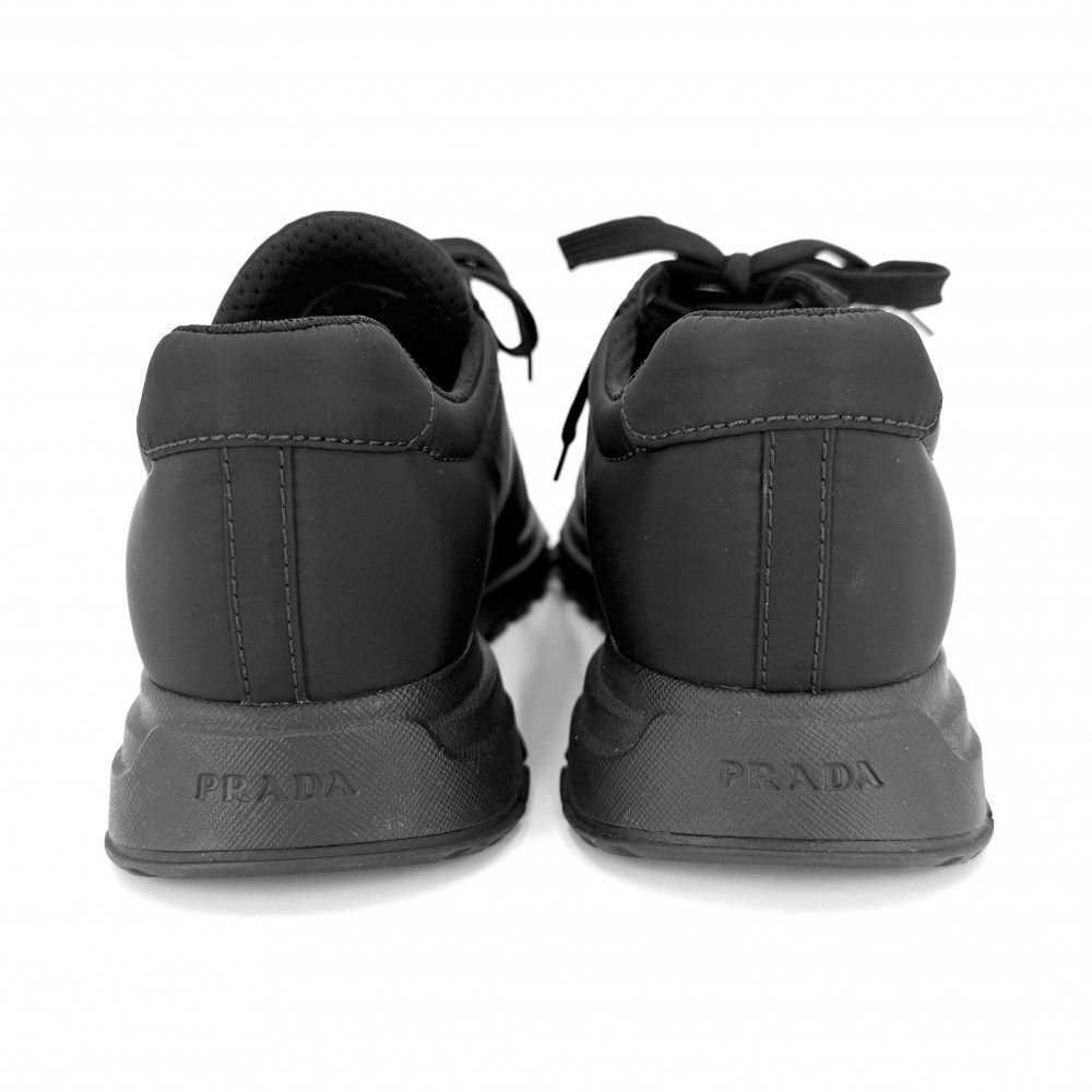 Prada Sneakers Logo Shoes 7 Sizes Nylon Black — view 4