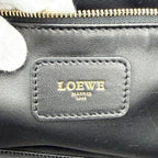 Loewe Anagram Amazona 36 Mini Boston Bag Shoulder Metallic Leather Gold — view 5