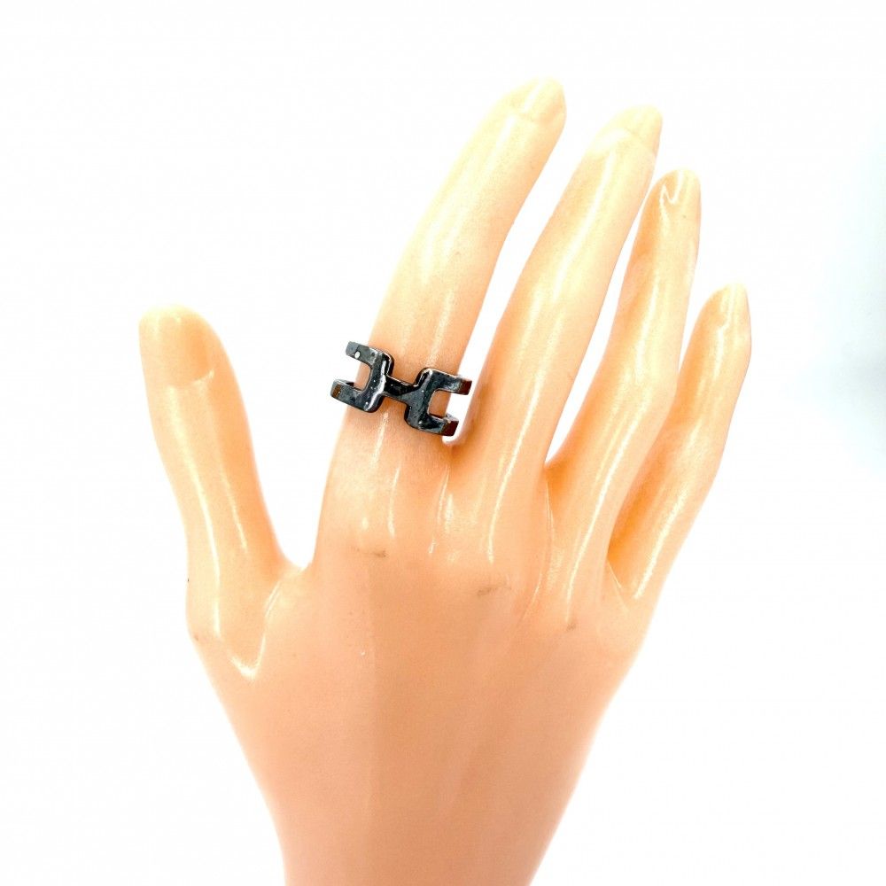 Hermes Ring Motif Ation, peeling of plating — view 2