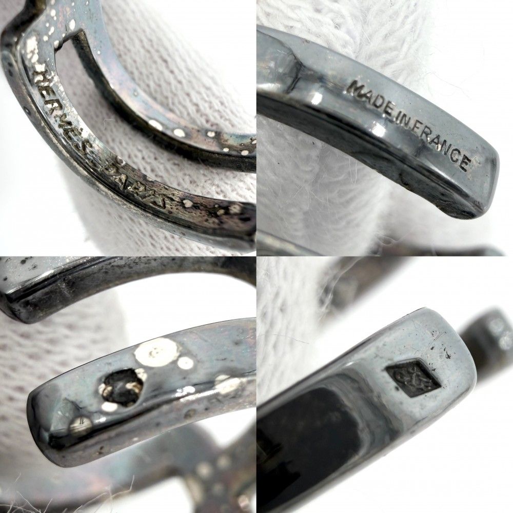 Hermes Ring Motif Ation, peeling of plating — view 4