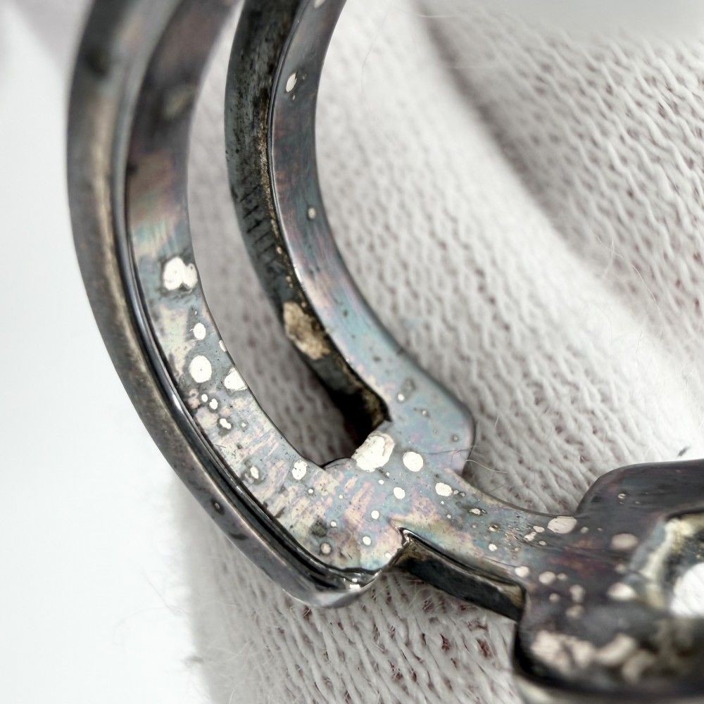 Hermes Ring Motif Ation, peeling of plating — view 5