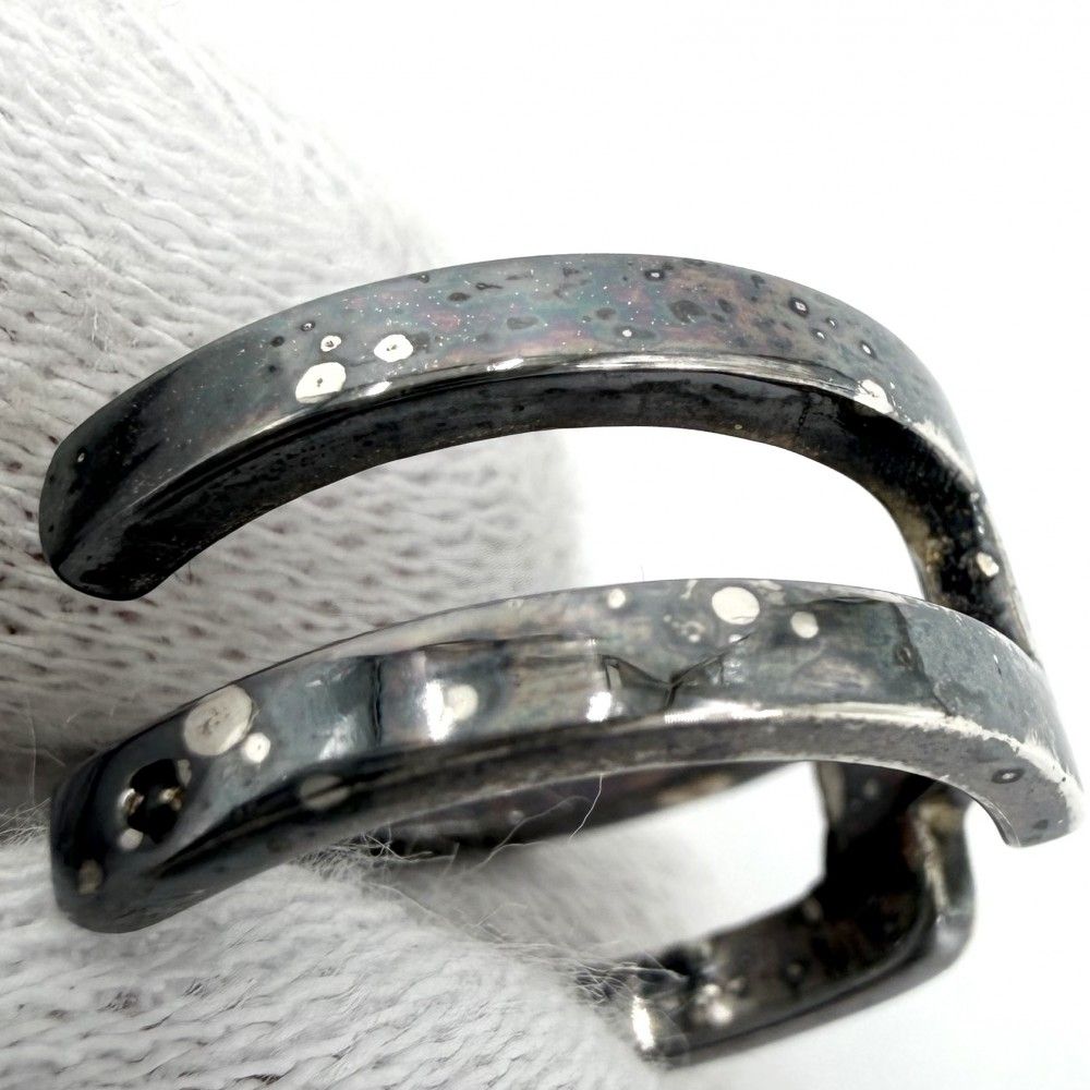 Hermes Ring Motif Ation, peeling of plating — view 8