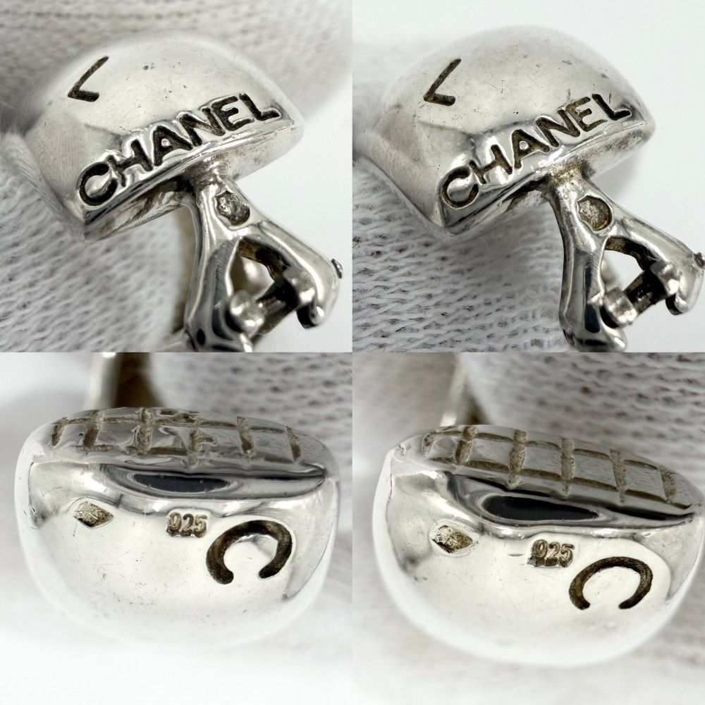 Chanel Earrings Logo Vintage — view 5