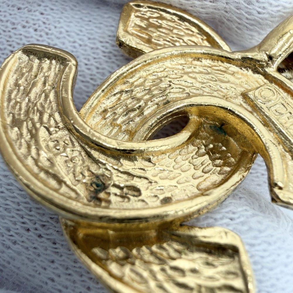 Chanel Necklace Quilted CC Logo Gold Plated — view 6