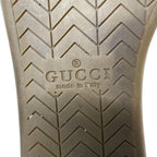Gucci Sneakers 36.5 White Light Gray Jacket Trainer Leather — view 5