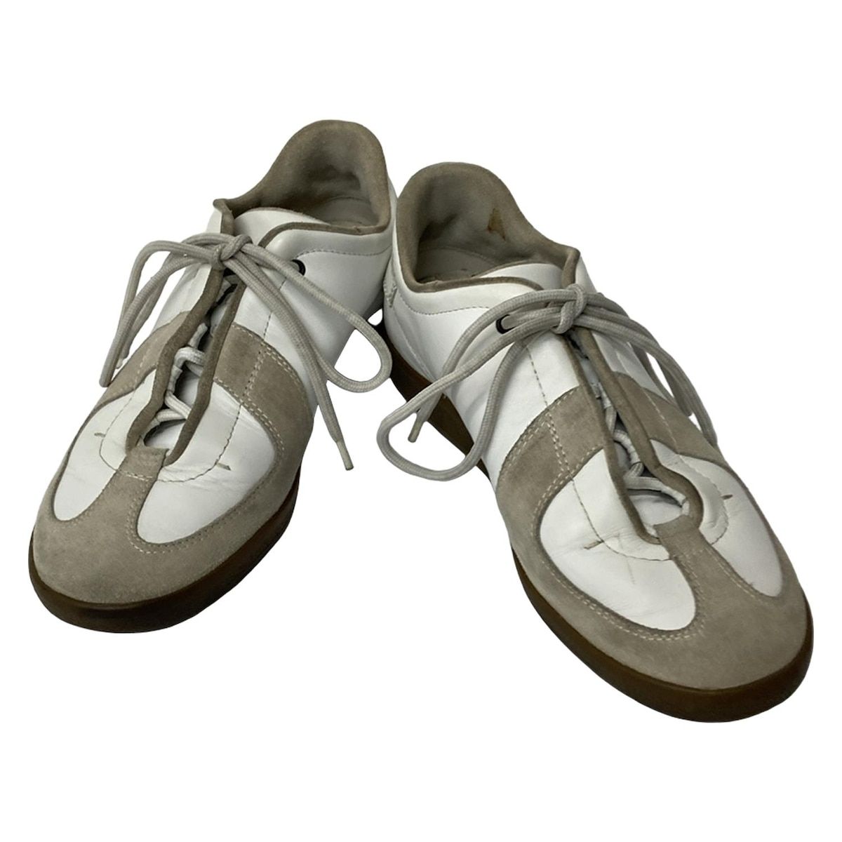 Gucci Sneakers 36.5 White Light Gray Jacket Trainer Leather — view 2
