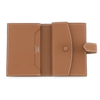 Hermes Card Case Bearn Mini Coin Purse Gold Silver Vo Madame — view 4