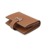 Hermes Card Case Bearn Mini Coin Purse Gold Silver Vo Madame — view 2