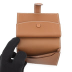 Hermes Card Case Bearn Mini Coin Purse Gold Silver Vo Madame — view 5