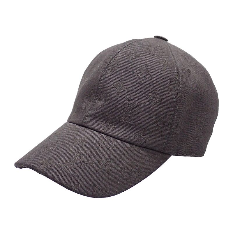 Louis Vuitton Monogram Essential Cap S Hat Cotton Black — view 2