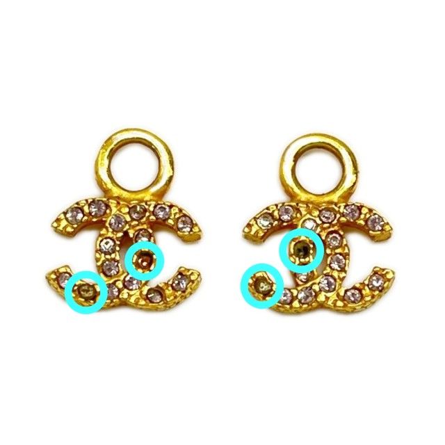 Chanel CC Logo Pen Top Set of 2 Gold — view 4