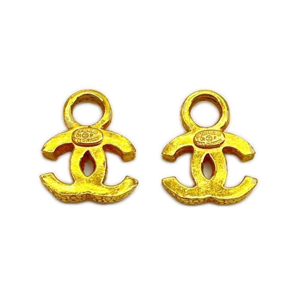 Chanel CC Logo Pen Top Set of 2 Gold — view 2