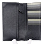 Prada Wallet Saffiano Black Foldable Fashionable Smart — view 7
