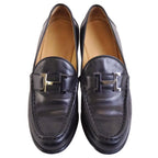 Hermes Loafers Moccasins H Logo Constance Leather — view 4