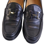 Hermes Loafers Moccasins H Logo Constance Leather — view 3