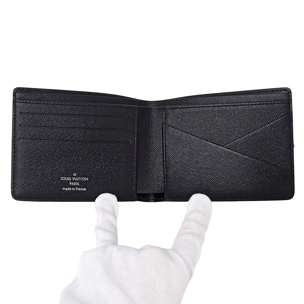 Louis Vuitton Wallet Damier Graphite Bifold Portefeuille Multiple Card Case — view 4