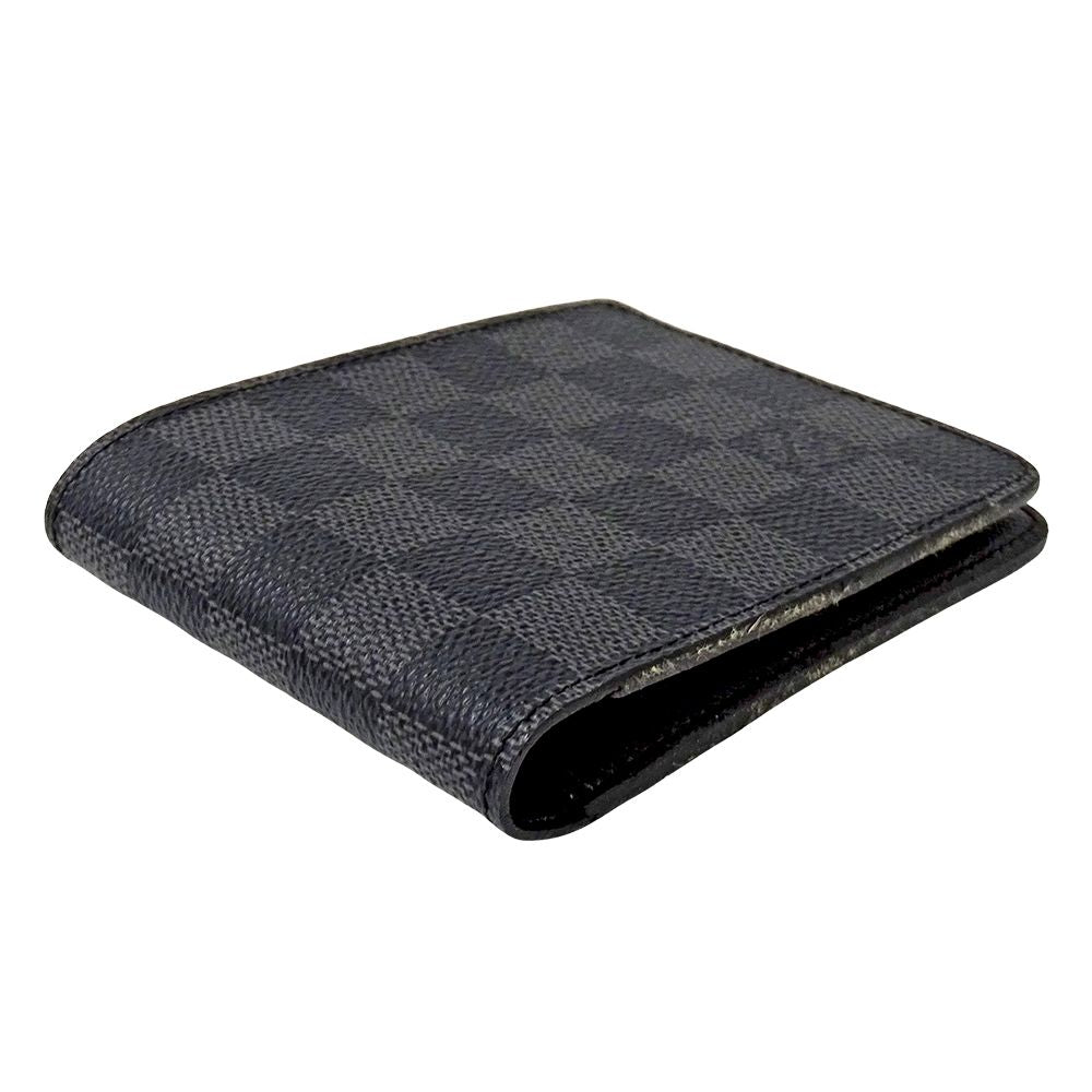 Louis Vuitton Wallet Damier Graphite Bifold Portefeuille Multiple Card Case — view 3
