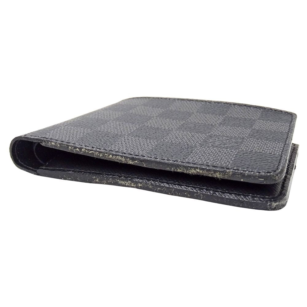 Louis Vuitton Wallet Damier Graphite Bifold Portefeuille Multiple Card Case — view 9