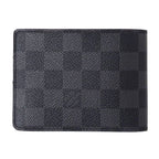 Louis Vuitton Wallet Damier Graphite Bifold Portefeuille Multiple Card Case — view 2