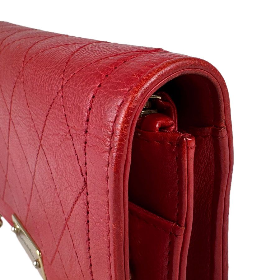 Chanel Chain Wallet Red — view 7