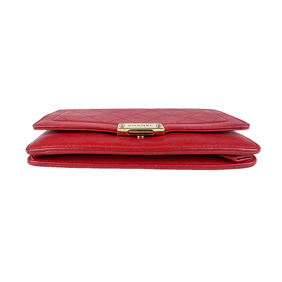 Chanel Chain Wallet Red — view 4