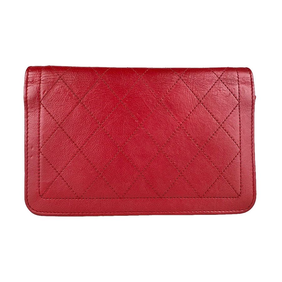 Chanel Chain Wallet Red — view 3