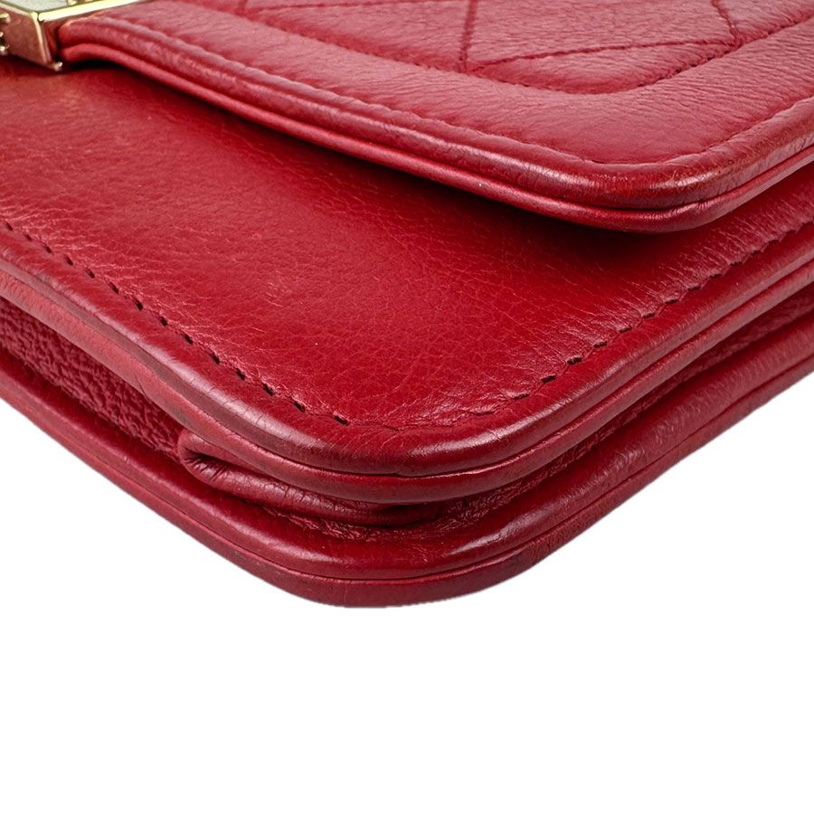 Chanel Chain Wallet Red — view 9