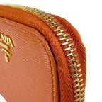 Prada Coin Case Coin Purse Orange — view 7