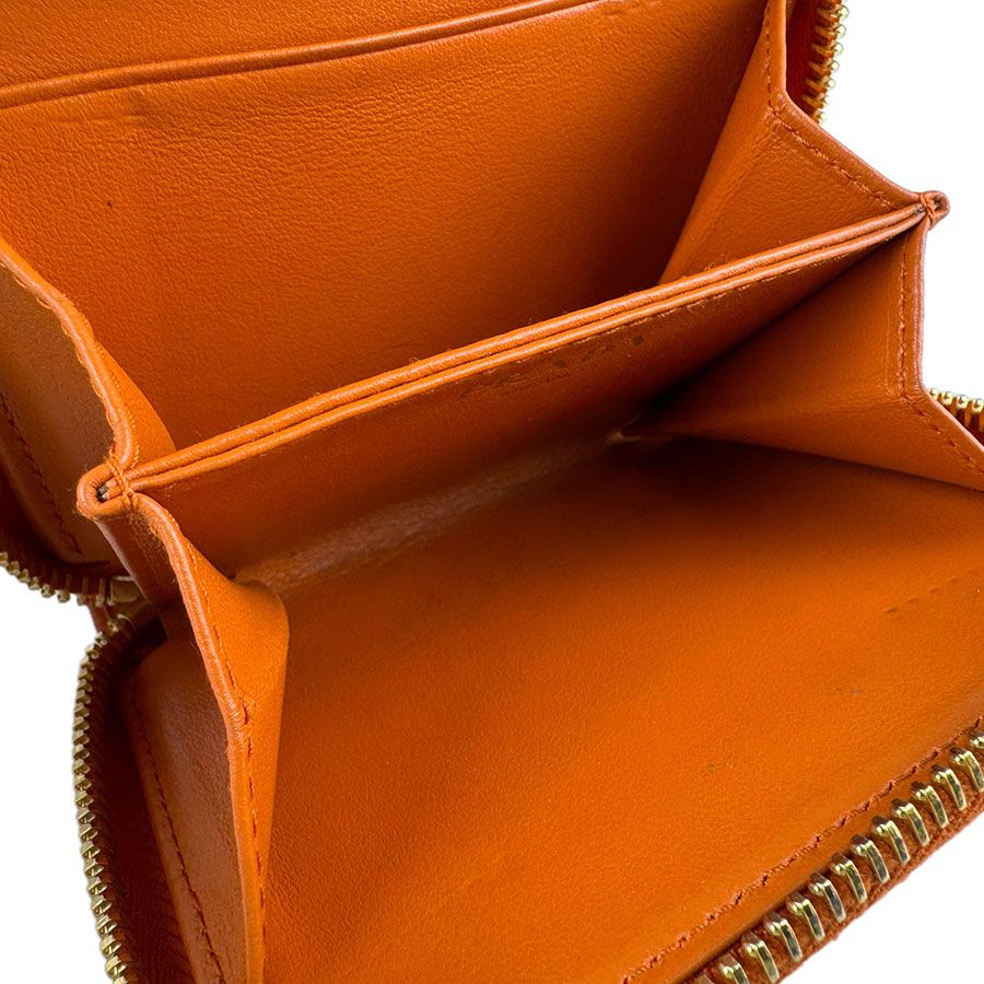 Prada Coin Case Coin Purse Orange — view 5