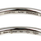 Hermes 18k White Gold Kelly Clochette PM Ring Diamond — view 6