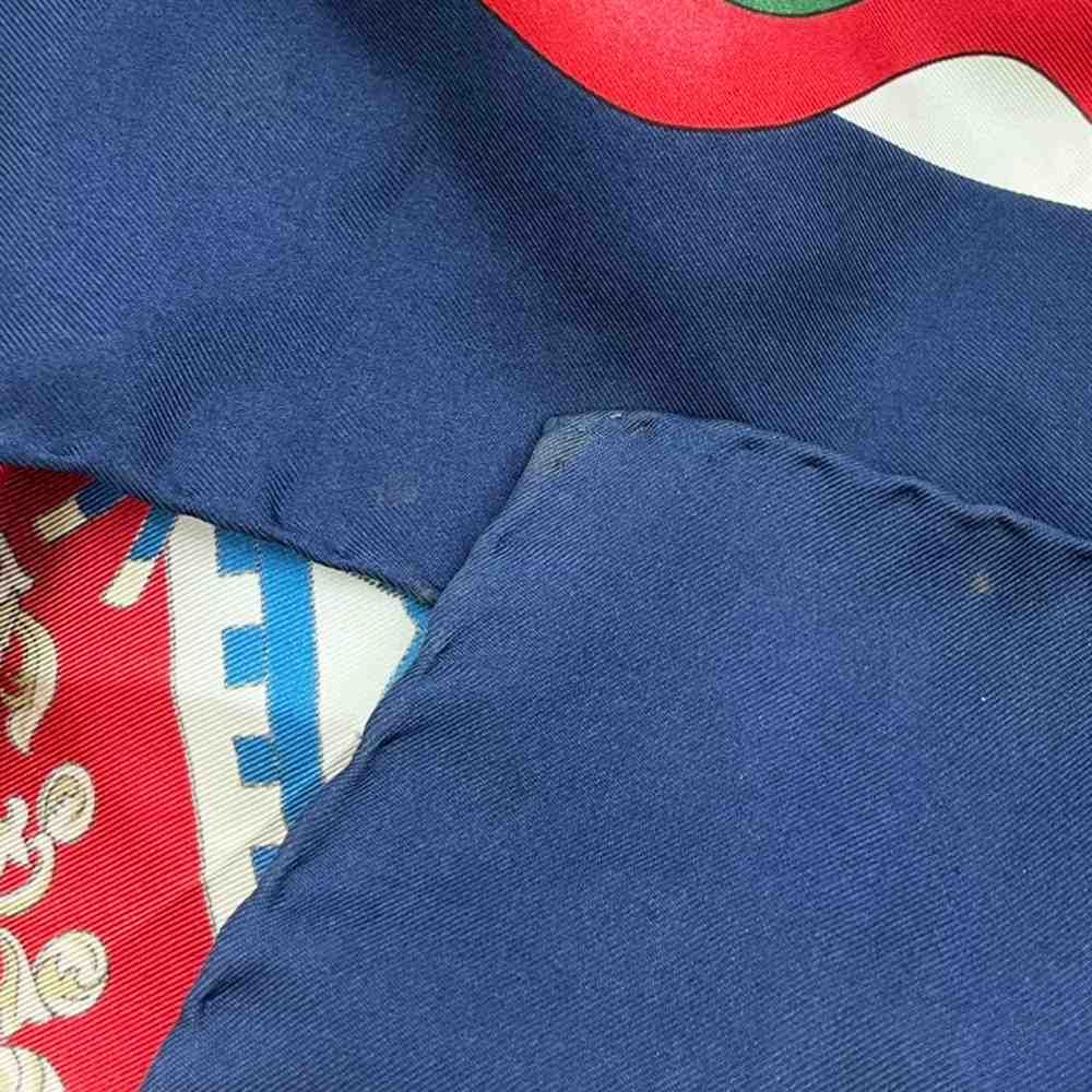 Gucci Large Scarf Shawl Logo All Over Pattern Multicolor — view 7
