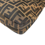 Fendi Zucca Shoulder Bag Canvas Brown — view 8