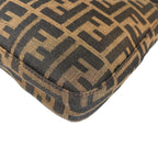 Fendi Zucca Shoulder Bag Canvas Brown — view 6