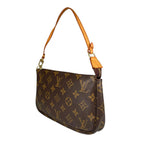 Louis Vuitton Pochette Accessoires Handbag Monogram Canvas Brown — view 2