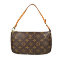Louis Vuitton Pochette Accessoires Handbag Monogram Canvas Brown