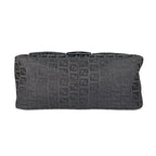 Fendi Zucchino Mamma Baguette Shoulder Bag Canvas Black — view 4