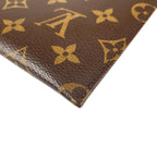 Louis Vuitton Carrousel Pouch Monogram Canvas Brown — view 8