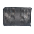 Bottega Veneta Intrecciato Clutch Leather Black