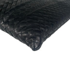 Bottega Veneta Intrecciato Clutch Leather Black — view 6