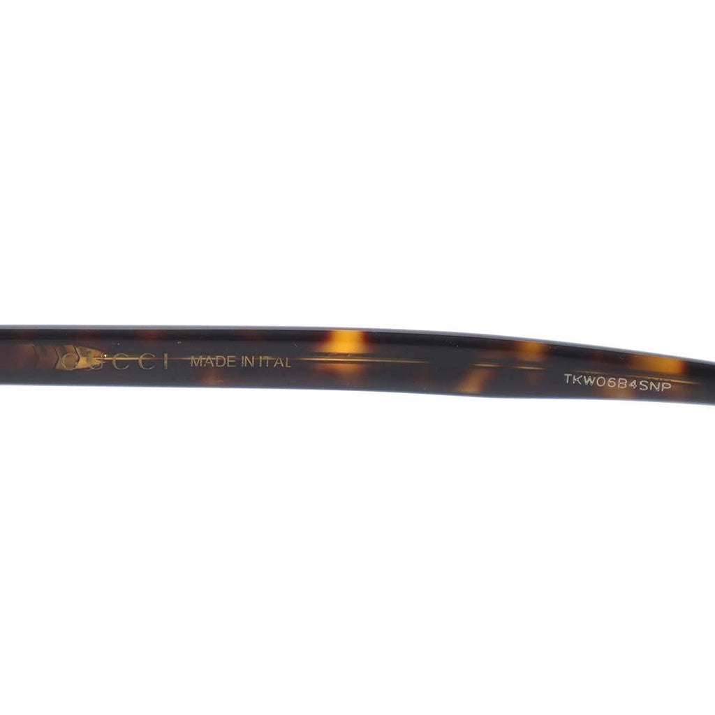 Gucci Round Frame Sunglasses Eyewear Brown — view 5