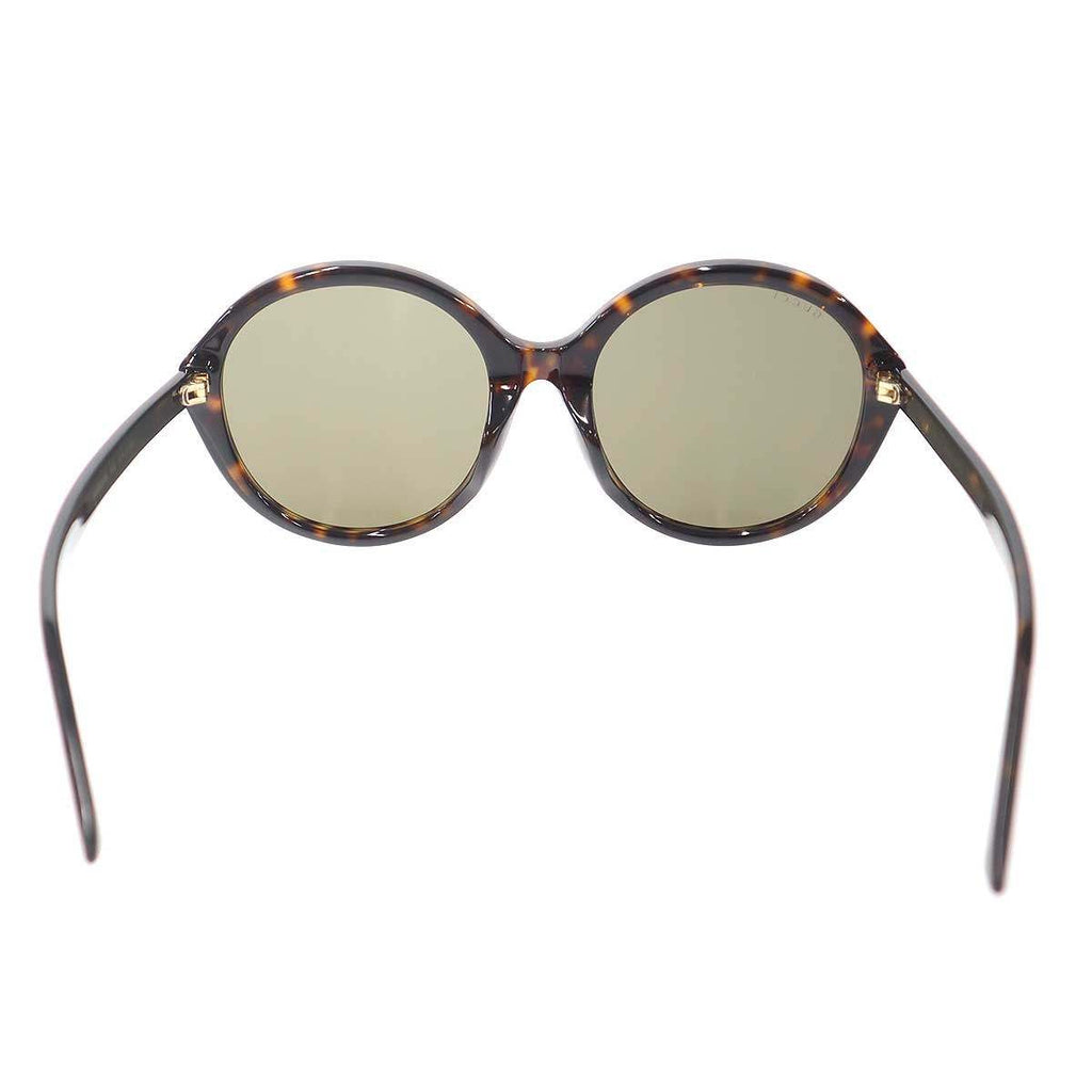 Gucci Round Frame Sunglasses Eyewear Brown — view 4