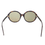 Gucci Round Frame Sunglasses Eyewear Brown — view 4